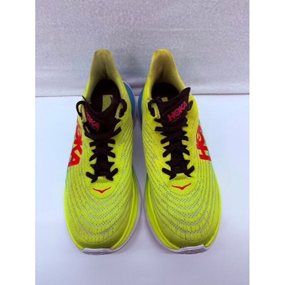 Hoka One One Mach 5 Womens Size 9.5B Neon Burst Running Sneakers - Picture 2 of 9